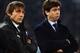 ROME, ITALY - JANUARY 29: (L-R)Juventus FC head coach Antonio Conte and President Andrea Agnelli look on during the TIM cup match between S.S. Lazio and Juventus FC at Stadio Olimpico on January 29, 2013 in Rome, Italy. (Photo by Paolo Bruno/Getty Images)