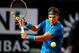 ROME, ITALY - MAY 14: Rafael Nadal of Spain in action against Gilles Simon of France during day four of the Internazionali BNL d'Italia tennis 2014 on May 14, 2014 in Rome, Italy. (Photo by Julian Finney/Getty Images)