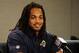 May 13, 2014; St. Louis, MO, USA; St. Louis Rams third round pick running back Tre Mason talks with the media during a press conference at Rams Park. Mandatory Credit: Jeff Curry-USA TODAY Sports