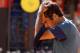 Switzerland's Roger Federer reacts after being defeated by France's Jeremy Chardy at the Italian open tennis tournament in Rome, Wednesday, May 14, 2014. Roger Federer appeared to lose focus in his first match back after the birth of his second set of twins, losing to 47th-ranked Jeremy Chardy of France 1-6, 6-3, 7-6 (6) in the second round of the Italian Open on Wednesday. (AP Photo/Riccardo De Luca)