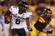 TEMPE, AZ - OCTOBER 12: Wide receiver Paul Richardson #6 of the Colorado Buffaloes runs with the football after a reception during the college football game against the Arizona State Sun Devils at Sun Devil Stadium on October 12, 2013 in Tempe, Arizona. The Sun Devils defeated the Buffaloes 54-13. (Photo by Christian Petersen/Getty Images)