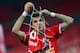 LONDON, ENGLAND - MAY 25: Mario Mandzukic of Bayern Muenchen celebrates with a piece of goal netting after winning the UEFA Champions League final match against Borussia Dortmund at Wembley Stadium on May 25, 2013 in London, United Kingdom. (Photo by Alex Livesey/Getty Images)
