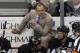 Pittsburgh Penguins head coach Dan Bylsma talks with referee Eric Furlatt (27) in the third period of game 2 of a second-round NHL playoff hockey series against the New York Rangers in Pittsburgh Sunday, May 4, 2014. The Penguins won 3-0, to even the series at 1-1. (AP Photo/Gene J. Puskar)