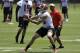 Tampa Bay Buccaneers first-round draft pick Mike Evans (13) catches a pass during NFL football rookie camp Friday, May 16, 2014, in Tampa, Fla. Evans, the seventh pick overall, played at Texas A&M. (AP Photo/Chris O'Meara)