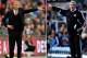 FILE PHOTO - EDITORS NOTE: COMPOSITE OF TWO IMAGES - Image Numbers 484396221 (L) and 156583195) In this composite image a comparison has been made between Arsene Wenger Manager of Arsenal and Steve Bruce manager of Hull City.Arsenal and Hull City meet in the FA Cup Final on May 17,2014 at Wembley Stadium, London,England. ***LEFT IMAGE*** LONDON, ENGLAND - APRIL 12: Arsene Wenger, manager of Arsenal signals during the FA Cup Semi-Final match between Wigan Athletic and Arsenal at Wembley Stadium on April 12, 2014 in London, England. (Photo by Mike Hewitt/Getty Images ***RIGHT IMAGE*** BIRMINGHAM, ENGLAND - NOVEMBER 17: Hull manager Steve Bruce shouts instructions during the npower Championship match between Birmingham City and Hull City at St. Andrews on November 17, 2012 in Birmingham, England. (Photo by Ben Hoskins/Getty Images)