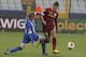 Wigan Athletic James McClean, left, tackles Zulte-Waregem's Thorgan Hazard, during the Europa League group stages in group D, at the Jan Breydel stadium in Bruges, Belgium, Thursday, Sept. 19, 2013. (AP Photo/Yves Logghe)