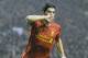 Liverpool's Luis Suarez celebrates after he scores the fourth goal of the game for his side during their English Premier League soccer match against Everton at Anfield in Liverpool, England, Tuesday Jan. 28, 2014. (AP Photo/Clint Hughes)