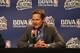 ORLANDO, FL - FEBRUARY 24: Coach Steve Kerr of Team Shaq responds to reporters during a press conference prior to the BBVA Rising Stars Challenge as part of 2012 All-Star Weekend at the Amway Center on February 24, 2012 in Orlando, Florida. NOTE TO USER: User expressly acknowledges and agrees that, by downloading and/or using this photograph, user is consenting to the terms and conditions of the Getty Images License Agreement. Mandatory Copyright Notice: Copyright 2012 NBAE (Photo by Gary Dineen/NBAE via Getty Images)