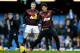 LONDON, ENGLAND - JANUARY 19: Shinji Kagawa (R) and Tom Cleverley of Manchester United warm up prior to kickoff during the Barclays Premier League match between Chelsea and Manchester United at Stamford Bridge on January 19, 2014 in London, England. (Photo by Shaun Botterill/Getty Images)