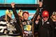 CHARLOTTE, NC - MAY 17: Jamie McMurray, driver of the #1 Bass Pro Chevrolet, celebrates in victory lane after winning the NASCAR Sprint Cup Series Sprint All-Star Race at Charlotte Motor Speedway on May 17, 2014 in Charlotte, North Carolina. (Photo by Chris Graythen/Getty Images)