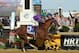 IMAGE DISTRIBUTED FOR LONGINES - California Chrome, ridden by jockey Victor Espinoza, wins the second leg of the Triple Crown as he runs away with the 139th Preakness Stakes, Saturday, May 17, 2014, in Baltimore, MD. Longines, the Swiss watchmaker known for its famous timepieces, is the Official Watch and Timekeeper of the 139th annual Preakness Stakes and the Triple Crown. (Diane Bondareff/Invision for Longines/AP Images)