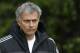 Chelsea manager Jose Mourinho arrives for a training session at Cobham in England, Tuesday, April 29, 2014. Chelsea will play a Champions League semifinal second leg soccer match against Atletico Madrid on Wednesday. (AP Photo/Kirsty Wigglesworth)