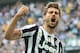 TURIN, ITALY - MAY 18: Fernando Lorente of Juventus celebrates scoring their second goal during the Serie A match between Juventus and Cagliari Calcio at Juventus Arena on May 18, 2014 in Turin, Italy. (Photo by Valerio Pennicino/Getty Images)