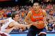 SYRACUSE, NY - FEBRUARY 19: Tyler Ennis #11 of the Syracuse Orange drives to the basket past Joe Rahon #25 of the Boston College Eagles during the first half at the Carrier Dome on February 19, 2014 in Syracuse, New York. (Photo by Rich Barnes/Getty Images)