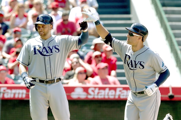 Kiermaier Hits First Career Homer in Rays' Loss