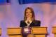 SECAUCUS, NJ - MAY 24: Jeanie Buss, Executive Vice President of Business Operations for the Los Angeles Lakers, reacts to getting the #10 lottery pick during the 2005 NBA Draft Lottery on May 24, 2005 at the NBA Entertainment Studios in Secaucus, New Jersey. NOTE TO USER: User expressly acknowledges and agrees that, by downloading and/or using this Photograph, User is consenting to the terms and conditions of the Getty Images License Agreement. Mandatory Copyright Notice: Copyright 2005 NBAE (Photo by Jennifer Pottheiser/NBAE via Getty Images)