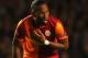 LONDON, ENGLAND - MARCH 18: Didier Drogba of Galatasaray holds his chest during the UEFA Champions League Round of 16 second leg match between Chelsea and Galatasaray AS at Stamford Bridge on March 18, 2014 in London, England. (Photo by Clive Rose/Getty Images)
