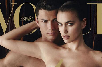 Cristiano Ronaldo Poses Naked with Irina Shayk for 'Vogue Espana' Magazine