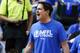 May 2, 2014; Dallas, TX, USA; Dallas Mavericks owner Mark Cuban yells during the game against the San Antonio Spurs in game six of the first round of the 2014 NBA Playoffs at American Airlines Center. Dallas won 113-111. Mandatory Credit: Kevin Jairaj-USA TODAY Sports