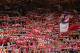 LIVERPOOL, ENGLAND - MAY 3: Liverpool fans show their scalves in the Kop before the UEFA Champions League semi-final second leg match between Liverpool and Chelsea at Anfield on May 3, 2005 in Liverpool, England. (Photo by Laurence Griffiths/Getty Images)