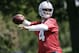 Oakland Raiders quarterback Derek Carr throws during the team's NFL football rookie camp on Friday, May 16, 2014, in Alameda, Calif. (AP Photo/Marcio Jose Sanchez)