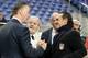 AMSTERDAM, NETHERLANDS - FEBRUARY 06: Head coach Louis van Gaal of Netherlands (L) and head coach Cesare Prandelli of Italy before the international friendly match between Netherlands and Italy at Amsterdam Arena on February 6, 2013 in Amsterdam, Netherlands. (Photo by Claudio Villa/Getty Images)
