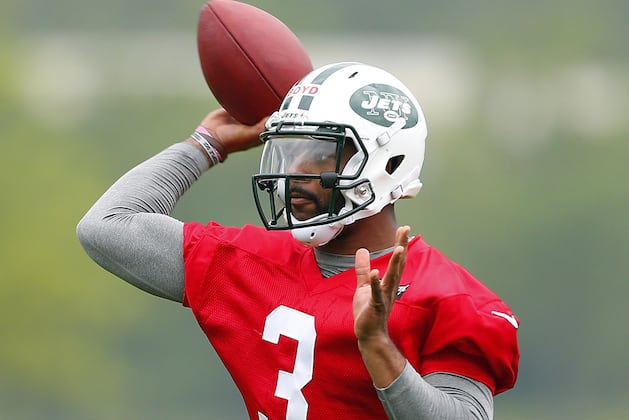Y Jets Rookie QB Tajh Boyd Looking to Go over the Top
