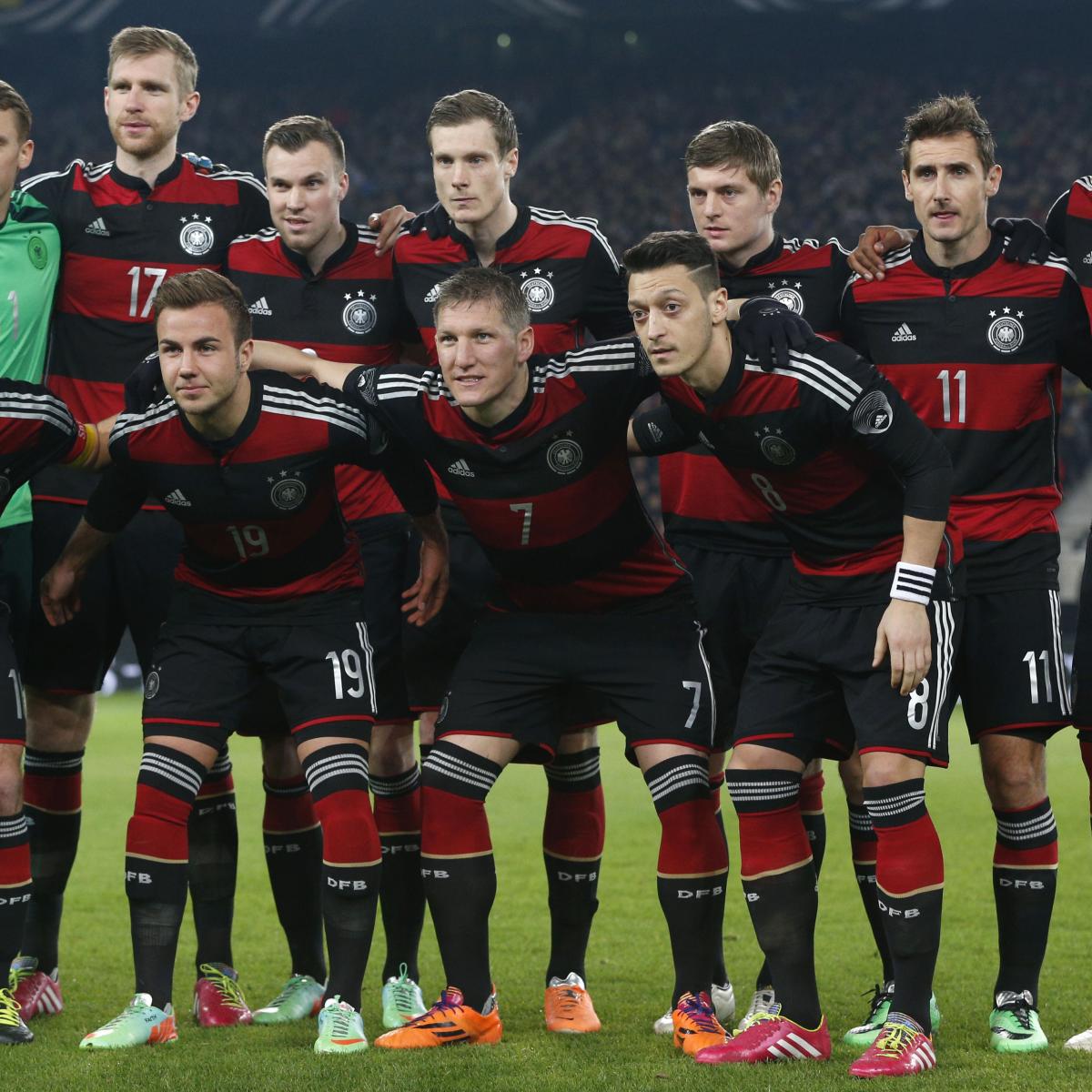 Germany World Cup Roster 2014 Final 23Man Squad and Starting 11