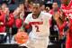MEMPHIS, TN - MARCH 14: Russ Smith #2 of the Louisville Cardinals dribbles the ball upcourt against the Houston Cougars during the semifinals of the American Athletic Conference Tournament at FedExForum on March 14, 2014 in Memphis, Tennessee. (Photo by Joe Murphy/Getty Images)