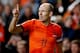 AMSTERDAM, NETHERLANDS - OCTOBER 11: Arjen Robben of Holland during the FIFA 2014 World Cup Qualifing match between Holland and Hungary at Amsterdam Arena on October 11, 2013 in Amsterdam, Netherlands. (Photo by Scott Heavey/Getty Images)