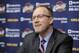 INDEPENDENCE, OH - MAY 13: David Griffin is named General Manager of the Cleveland Cavaliers at a press conference at The Cleveland Clinic Courts on May 13, 2014 in Independence, Ohio. NOTE TO USER: User expressly acknowledges and agrees that, by downloading and/or using this Photograph, user is consenting to the terms and conditions of the Getty Images License Agreement. Mandatory Copyright Notice: Copyright 2014 NBAE (Photo by David Liam Kyle/NBAE via Getty Images)