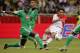 Monaco's Falcao, right, challenges for the ball with Saint Etienne's Kurt Zouma during their French League One soccer match at the Monaco stadium, Monaco, Saturday, Oct. 5, 2013. (AP Photo/Lionel Cironneau)