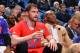NEW ORLEANS, LA - FEBRUARY 16: The Western Conference bench (L-R) Chris Paul #3, Kevin Love #42, Kobe Bryant #24, James Harden #13 and Kevin Durant #35 during the game against the Eastern Conference at the 2014 NBA All-Star Game at Smoothie King Center on February 16, 2014 in New Orleans, Louisiana. NOTE TO USER: User expressly acknowledges and agrees that, by downloading and/or using this photograph, user is consenting to the terms and conditions of the Getty Images License Agreement. Mandatory Copyright Notice: Copyright 2014 NBAE (Photo by Jesse D. Garrabrant/NBAE via Getty Images)