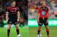 FILE PHOTO - EDITORS NOTE: COMPOSITE OF TWO IMAGES - Image Numbers 185357509 (L) and 145653489) In this composite image a comparison has been made between Fly Halfs Owen Farrell of Saracens (L) and Jonny Wilkinson of Toulon.
Toulon and Saracens meet in the Heineken Cup Final on May 24,2014 at the Millennium Stadium,Cardiff,Wales.
***LEFT IMAGE*** LONDON, ENGLAND - OCTOBER 18: Owen Farrell of Saracens lines up a kick at goal during the Heineken Cup pool three match between Saracens and Toulouse at Wembley Stadium on October 18, 2013 in London, England. (Photo by David Rogers/Getty Images) ***RIGHT IMAGE*** TOULOUSE, FRANCE - JUNE 03: Jonny Wilkinson of Toulon in action during the French Top 14 Semi Final match between ASM Clermont Auvergne and RC Toulon at the Stade de Toulouse on June 3, 2012 in Toulouse, France. (Photo by Matthew Lewis/Getty Images)