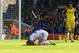 LONDON, ENGLAND - MARCH 29: A dejected John Terry (C) of Chelsea reacts after opening the scoring with an own goal during the Barclays Premier League match between Crystal Palace and Chelsea at Selhurst Park on March 29, 2014 in London, England. (Photo by Scott Heavey/Getty Images)