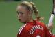 World number one Caroline Wozniacki of Denmark wears Liverpool's English midfielder Steven Gerrard soccer shirt as she warms up before her quarter-final WTA Qatar Open tennis match against Flavia Pennetta of Italy in Doha on Thursday Feb 24, 2011. (AP Photo/Osama Faisal)