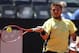 Switzerland's Stanislas Wawrinka returns the ball to Germany's Tommy Haas during their match at the Italian open tennis tournament in Rome, Thursday, May 15, 2014. (AP Photo/Gregorio Borgia)