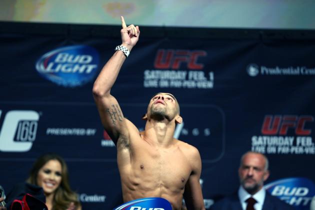 UFC 173 Weigh-In Results: Renan Barao vs. TJ Dillashaw Fight Card