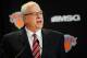 NEW YORK, NY - MARCH 18: Phil Jackson addresses the media during his introductory press conference as President of the New York Knicks at Madison Square Garden on March 18, 2014 in New York City. (Photo by Maddie Meyer/Getty Images)