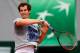PARIS, FRANCE - MAY 23: Andy Murray of Great Britain plays a shot during a practice session ahead of the French Open at Roland Garros on May 23, 2014 in Paris, France. (Photo by Dan Istitene/Getty Images)