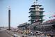 INDIANAPOLIS, IN - MAY 23: Cars drive down pit road during final practice on Carb Day for the 98th running of the Indianapolis 500 Mile Race on May 23, 2014 at Indianapolis Motor Speedway in Indianapolis, Indiana. (Photo by Chris Graythen/Getty Images)