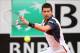 ROME, ITALY - MAY 16: Novak Djokovic of Serbia in action against David Ferrer of Spain during day six of the Internazionali BNL d'Italia tennis 2014 on May 16, 2014 in Rome, Italy. (Photo by Julian Finney/Getty Images)