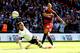 LONDON, ENGLAND - MAY 24: Bobby Zamora of QPR scores the winning goal during the Sky Bet Championship Playoff Final match between Derby County and Queens Park Rangers at Wembley Stadium on May 24, 2014 in London, England. (Photo by Ben Hoskins/Getty Images)
