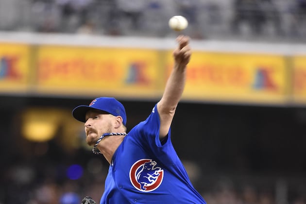 Wood, Valbuena Lead Cubs to 3-2 Victory vs Padres