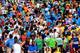 LONDON, ENGLAND - APRIL 13: A general view as competitors make their way down the mall during the Virgin Money London Marathon on April 13, 2014 in London, England. (Photo by Tom Dulat/Getty Images)