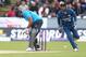 CHESTER-LE-STREET, ENGLAND - MAY 25: Ravi Bopara of England is bowled by Sachithra Senanayake of Sri Lanka with Kumar Sangakkara of Sri Lanka looking on during the 2nd Royal London One Day International match between England and Sri Lanka at The Riverside on May 25, 2014 in Chester-le-Street, England. (Photo by Jan Kruger/Getty Images)