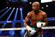 May 3, 2014; Las Vegas, NV, USA; Floyd Mayweather Jr. against Marcos Maidana (not pictured) during their fight at the MGM Grand. Mandatory Credit: Mark J. Rebilas-USA TODAY Sports