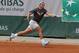 Spain's Rafael Nadal, prepares to serve the ball during a training session for the French Open tennis tournament, at the Roland Garros stadium in Paris, Saturday, May 24, 2014. The French Open tennis tournament starts Sunday. (AP Photo/Michel Euler)