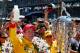 INDIANAPOLIS, IN - MAY 25: Ryan Hunter-Reay, driver of the #28 DHL Andretti Autosport Honda Dallara, celebrates in Victory Lane with milk after winning the 98th running of the Indianapolis 500 at Indianapolis Motorspeedway on May 25, 2014 in Indianapolis, Indiana. (Photo by Jonathan Ferrey/Getty Images)