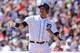 DETROIT, MI - APRIL 20: Miguel Cabrera #24 of the Detroit Tigers reacts after striking out to end the fifth inning of the game against the Los Angeles Angels of Anaheim at Comerica Park on April 20, 2014 in Detroit, Michigan. (Photo by Leon Halip/Getty Images)